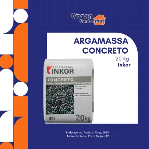 Argamassa Concreto 20kg Inkor