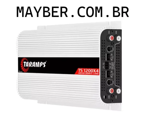 Modulo Taramps Ts1200x4 1200 Rms Ts 1200x4 4 Ohms Amplificador 1200w Entrada Rca E Fio