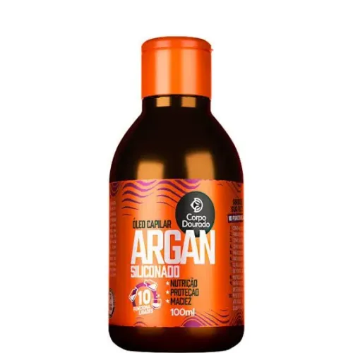 Óleo Capilar cresce cabelo hidratante Siliconado reparador - Corpo Dourado - 100ml
