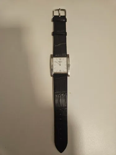 Relogio Michel Herbelin swiss made estilo tank quartz curvo