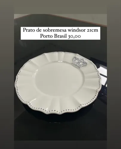 Prato de sobremesa Windsor 21cm Porto Brasil 