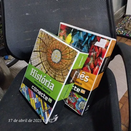 Livros Escolares História e Português - Volume único - Coleção Conecte