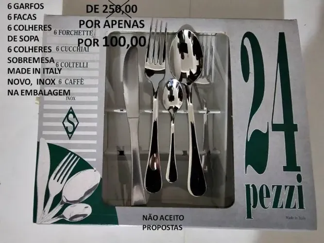 Rio: Tudo novo para sua cozinha: talheres italianos, pratos, xícaras, copos
