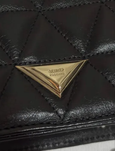 Bolsa Schutz Couro Preta