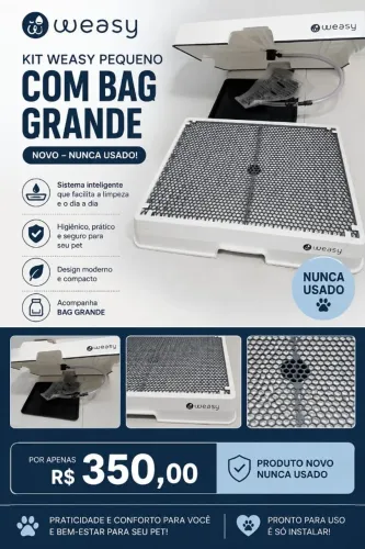 Weasy Banheiro Smart para Pets