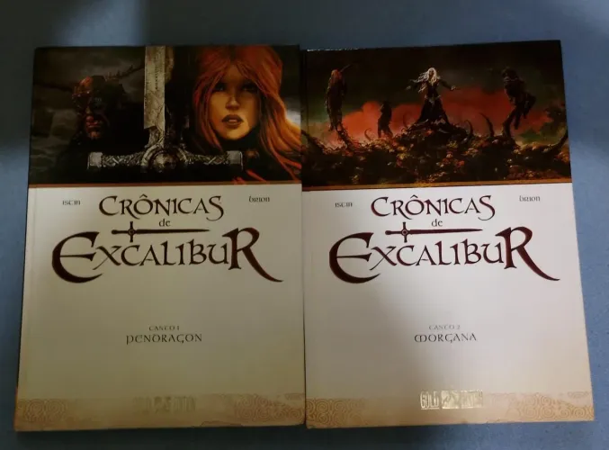 CRÔNICAS DE EXCALIBUR VOL.1,2 COMPLETO RARÍSSIMO