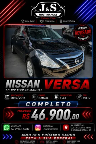 Nissan Versa S 1.0 12V Flexstart 4P Mec. 2016
