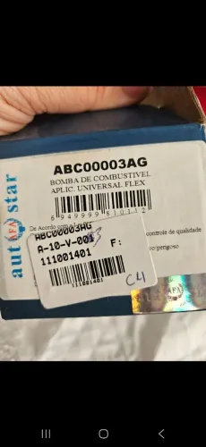 Bomba de combustível UNIVERSAL LACRADA
