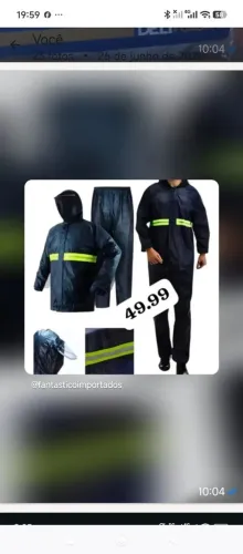 Capa de motoqueiro Impermeável 