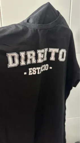 Camiseta preta - Direito Estácio 