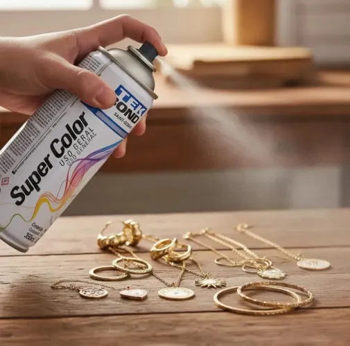 Vendo 3 verniz spray brilhante para bijuterias