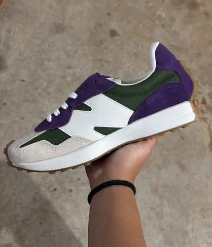 New Balance 327 couro legitimo
