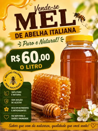 Mel de abelha italiana