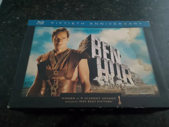 Blu-ray Ben Hur edição limitada colecionador 
