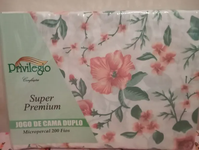 Jogo de cama duplo Micropecal 200 fios