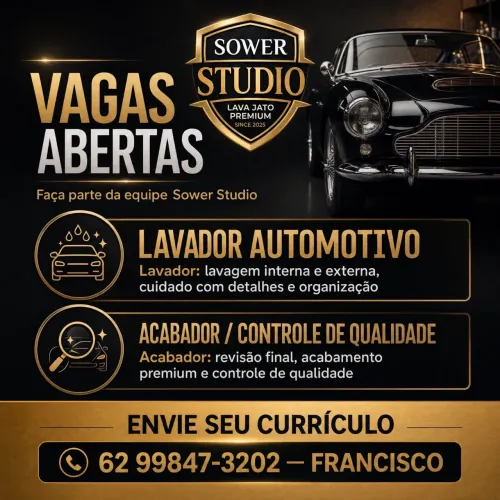 Lavador e acabador automotivo