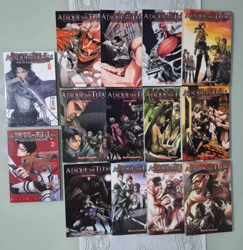 Coleção Attack on Titan 14 mangás