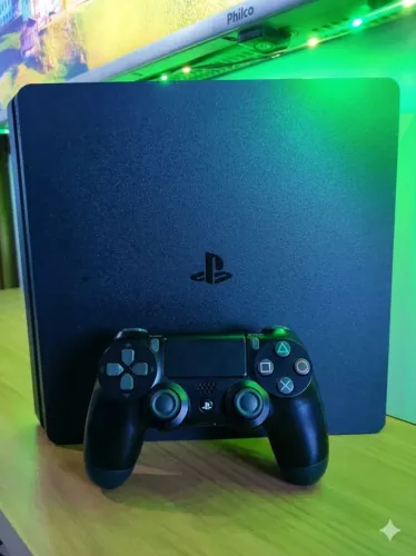 VENDO PS4 SLIM NOVO , 86 JOGOS , COMPLETO