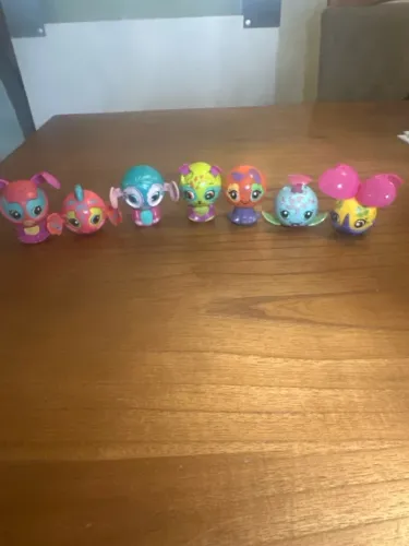 Coleção zoobies 7 bonecos fofos