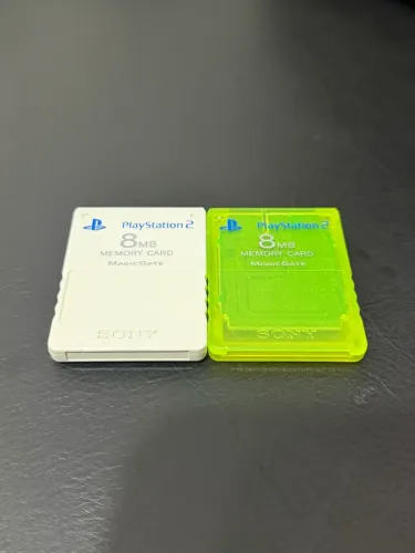 Kit Memory Card Original Ps2 Lote Sony Originais Playstation 2