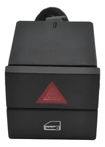 Botão Pisca Alerta Trava Porta Gm Meriva 2002 A 2012 Origina Preto