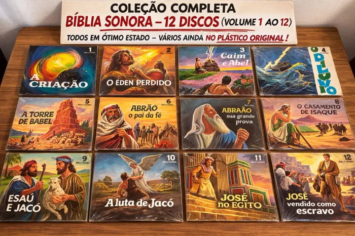 12 Compacto - Disco de vinil coleção 