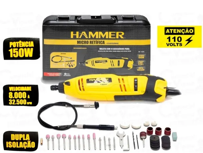Micro Retífica Hammer, modelo MI 150K