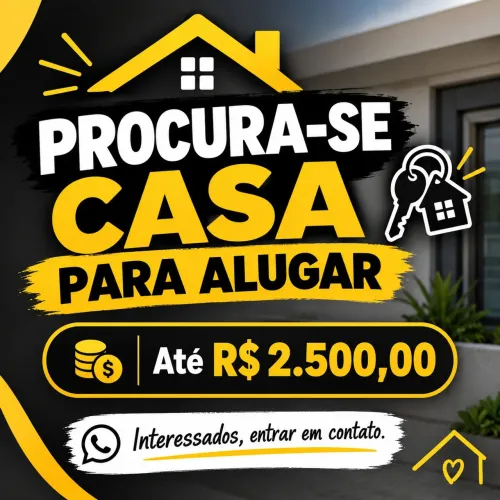 Procurando uma casa pra alugar