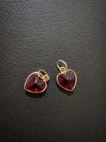 Par de pingentes em ouro 18k
