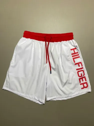 Bermuda TH Branco/Vermelho Limitado