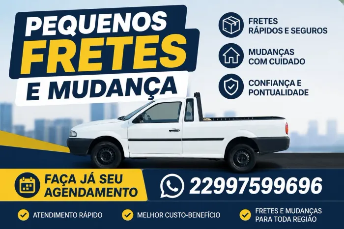 FRETES E MUDANÇAS EM CAMPOS DOS GOYTACAZES 