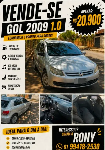 Volkswagen Gol Geração V 1.0 8V MI Total Flex Mec. 4P 2010