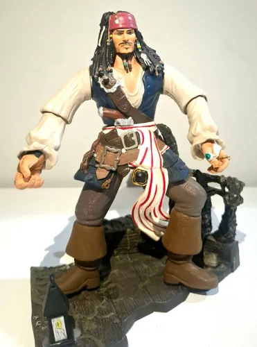 Capitão Jack Sparrow da franquia Piratas do Caribe,ORIGINAL