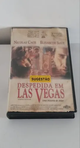 Filme Despedida em Las Vegas - Oscar de Melhor Ator Nicolas Cage - VHS