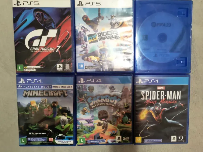 Jogos ps4 e ps5