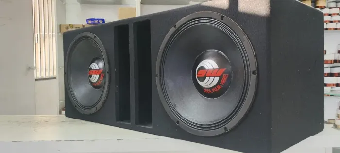 Par alto falantes SW 12 polegadas 400rms