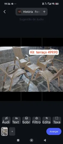 Kit terraço CLÁSSICO FIBRA SILICONIZADA