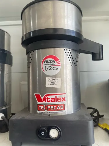 Extrator de suco industrial Super inox 1/2cv Vitalex
