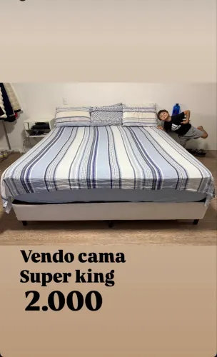 Vendo cama Super King