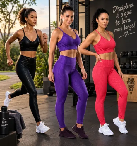 Vendo um lote de roupas fitness, com 37 peças para quem deseja lucrar.