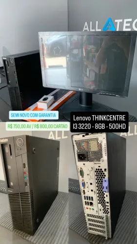 PC COMPLETO LENOVO I3 8GB 500HD