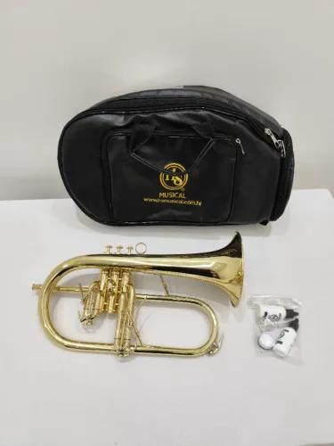 Flugelhorn HS Musical HH2 Sib c/ 2 gatilhos - NOVO R$ 6.900,00 - Aceito trocas-Parcelo 21x