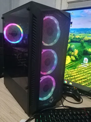 PC Intel i5 8ª, 16GB, RX5500xt 4GB, SSD 128GB HD 1TB