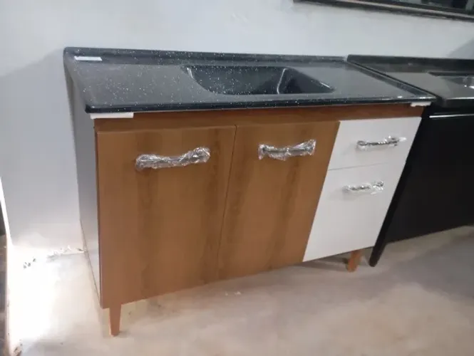 Balcão com pia 1,20m Novo + Entrega Grátis