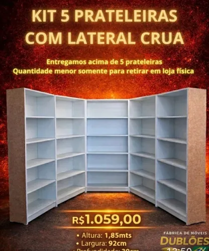 Prateleira  promoção só essa semana/ fabrica 