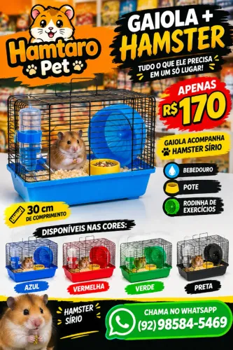 Gaiola & Hamster