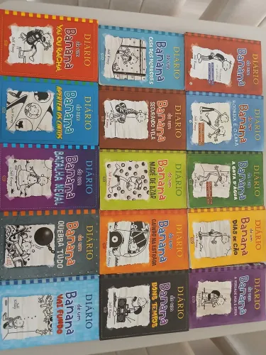 Coleção 15 livros Diário de um banana