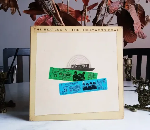lp de vinil - the beatles - at the hollywood bowl (1977)