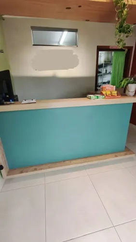 Balcão para recepção