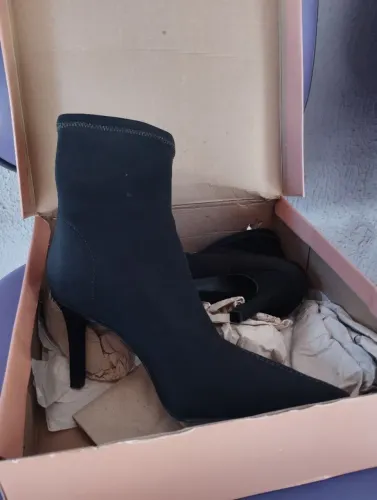 Bota Lialine Lycra Preta nova